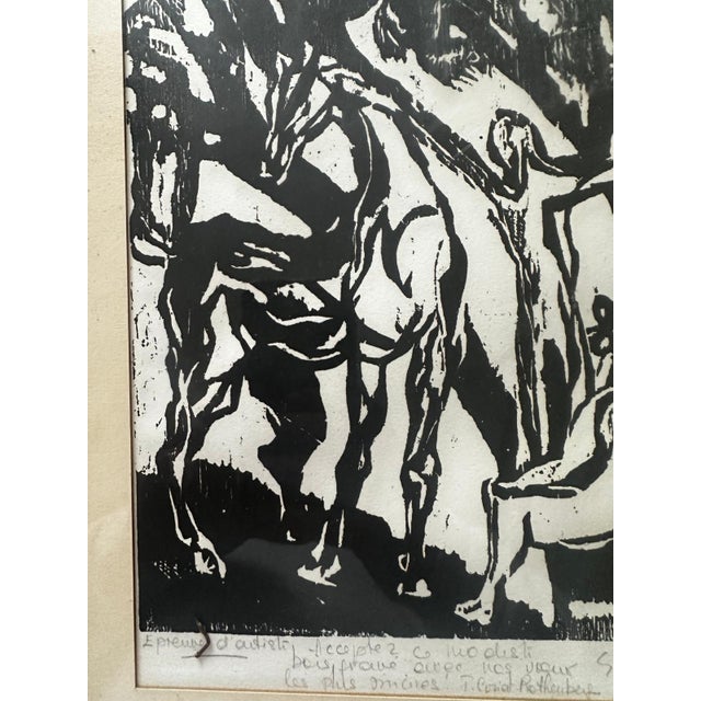 Susan Rothenberg, Artist's Proof, Original Wood Engraving, 1970s For Sale - Image 6 of 14