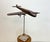 Beautiful Handmade Airplane Hercules C130 made of oak wood. Very decorative old object with a great and sober lived in...