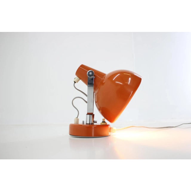 Vintage Orange Sconce, 1960s For Sale - Image 4 of 11