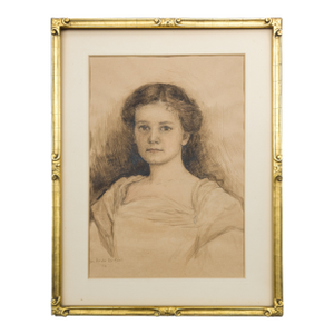 Portrait of a Young Girl - Evelyn Enola Rockwell, C. 1909