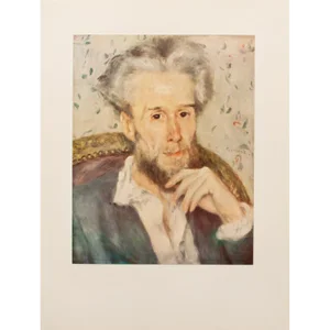 1950s After Auguste Renoir "Portrait of Victor Chocquet" First Edition Photogravure