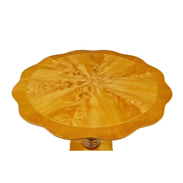 Mid-Century Scandinavian Elm Coffee Table, 1950 For Sale - Image 6 of 7