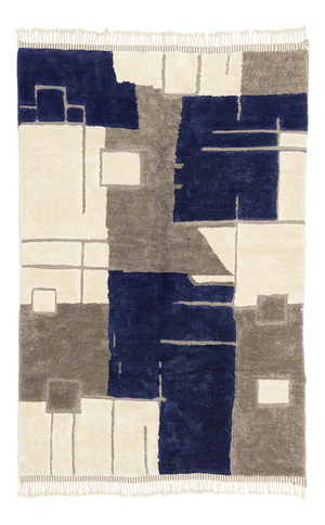 Hand-Knotted Wool Premium Rug by Azele Studio