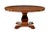 Hollywood Regency Round Inlaid Extending Jupe Dining Table, 1990s For Sale - Image 3 of 11