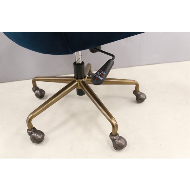 Sarreid Ltd. Brooks Swivel Desk Chair For Sale - Image 9 of 9