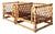 Vintage Wrapped Rattan Lounge Chairs - A Pair For Sale