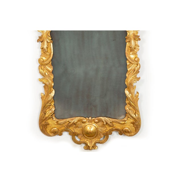 18th Century Fine George II Carved Giltwood Wall Mirror, English or Scottish Circa 1750 For Sale - Image 5 of 16