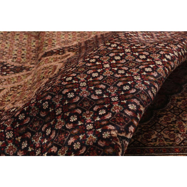 Textile Vintage Persian Mahi Tabriz Rug - 09'11 x 12'08 For Sale - Image 7 of 11