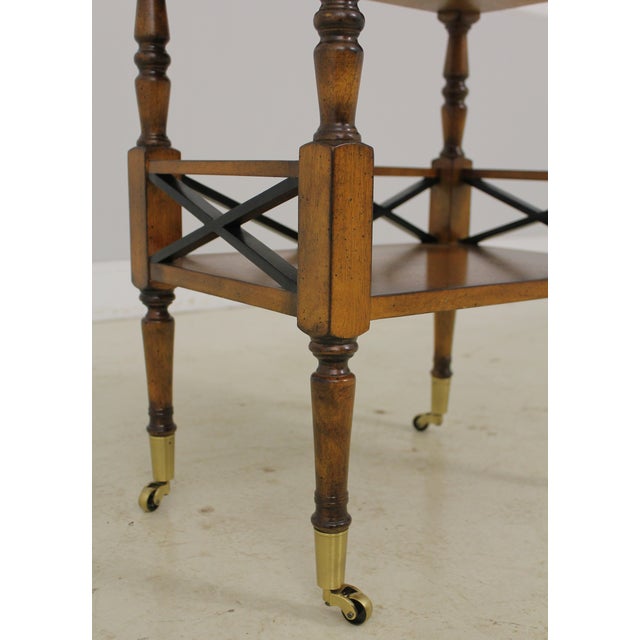 Regency Style Tiered Magazine Stand | Chairish