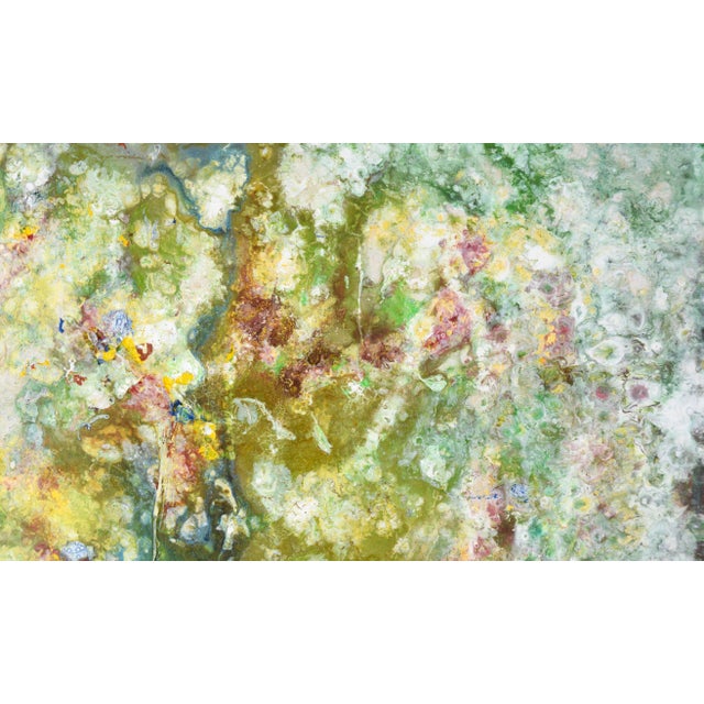 "Meadow" - Textured Expressionist Composition in Acrylic on Canvas by Charles David Francis For Sale In Monterey, CA - Image 6 of 10