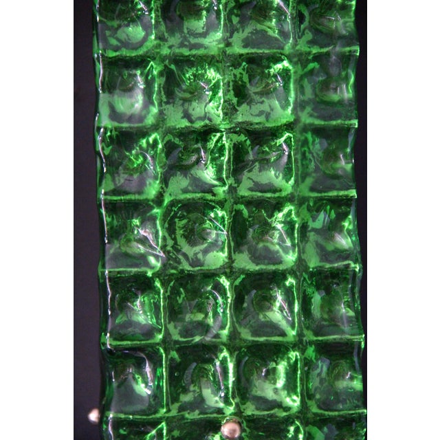 Green Murano Glass Wall Lights, 2000s, Set of 2 For Sale - Image 9 of 18