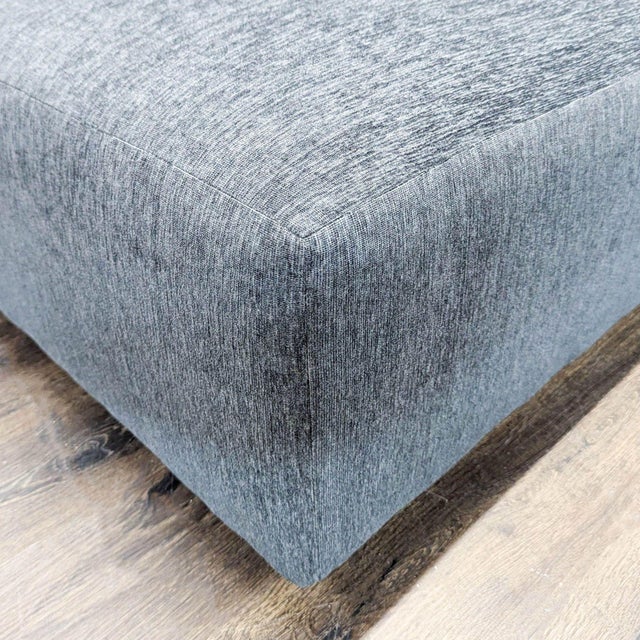 Textile Maiden Home Breuer Modern Dark Gray Sectional With Ottoman and Pillows For Sale - Image 7 of 10