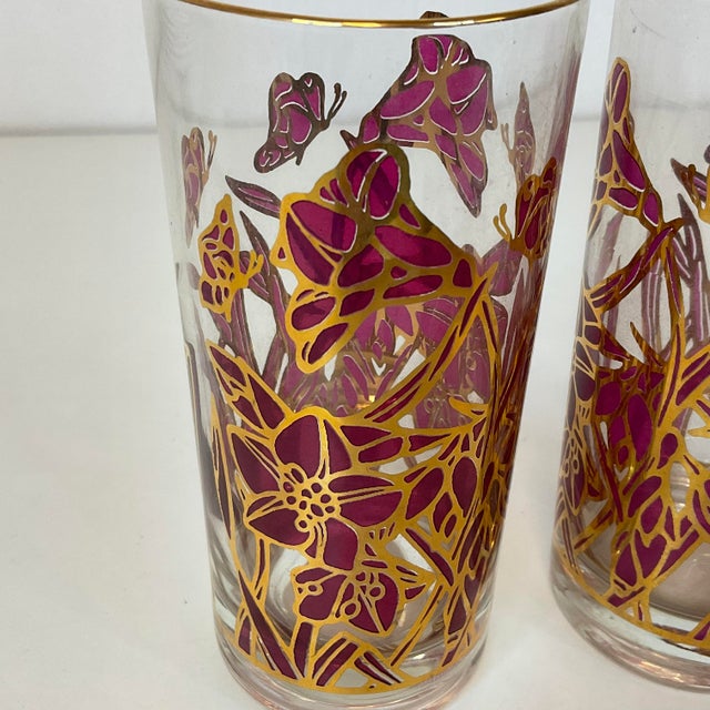 1960s Vintage Hollywood Regency Tom Collins Pitcher Set, West Virginia