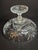 Transparent Antique Abp Cut Glass Pedestal Bowl Large 10.75 Centerpiece Compote Pinwheel Hobstar For Sale - Image 8 of 13