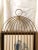 1950s Chinoiserie Caged Blue Bird Original Watercolor Painting by William Edwin Fager Gilt Metal Birdcage Frame For Sale - Image 11 of 17