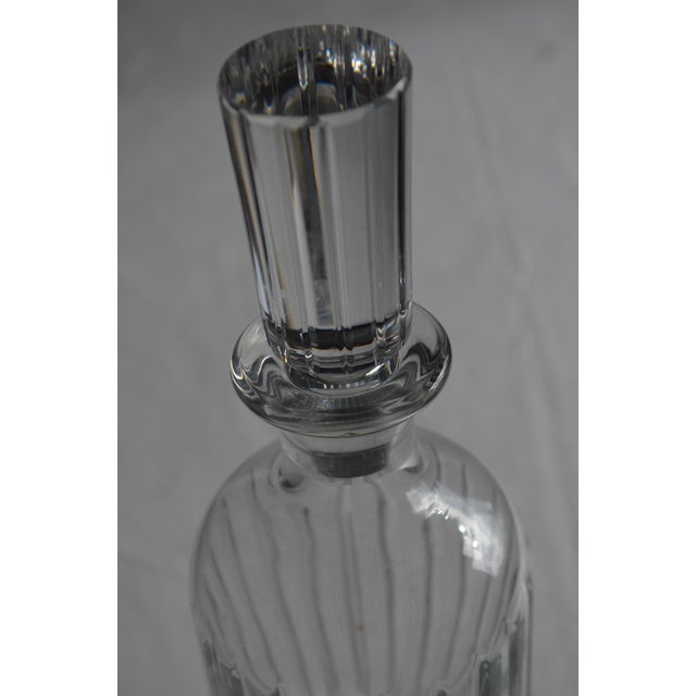 Baccarat Harmonie Full Lead Cylindrical Round Crystal Decanter Chairish