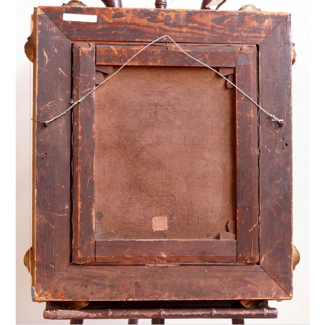 19th Century Continental "The Runaways" Oil on Canvas For Sale In Chicago - Image 6 of 7