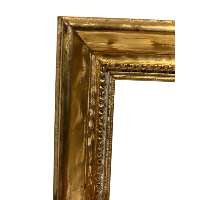 Antique Watercolor Etching of a European Village Street Scene Signed by v. Carre in a Gilded Frame For Sale - Image 10 of 18