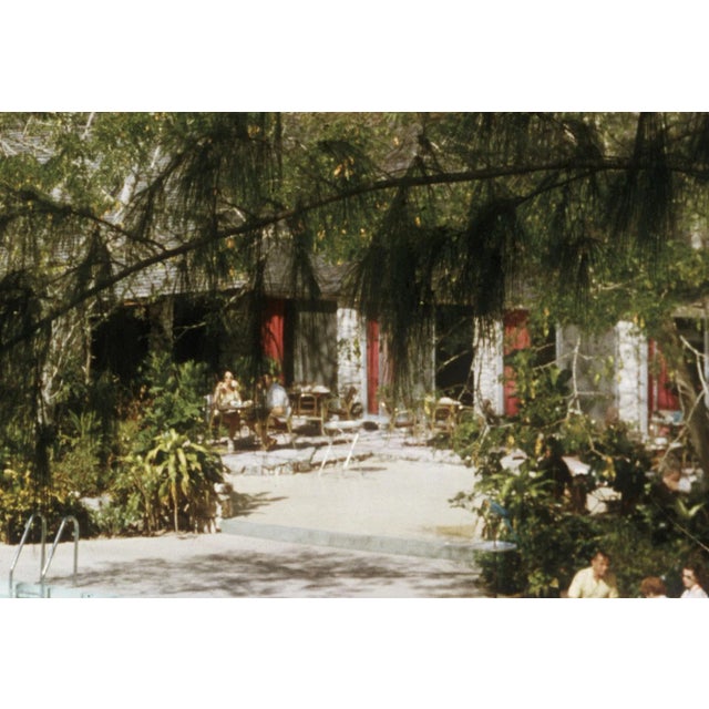 Slim Aarons, Eleuthera Pool Party, Color Photograph, 1960 For Sale - Image 3 of 5
