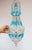 Glass French Ceiling Light with Blue Crystals, 1960s For Sale - Image 7 of 8
