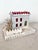 Paper Mid Century Retro Blune Putz Christmas Village Houses- Set of 4 For Sale - Image 7 of 10