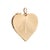 Unique & stylish vintage engine turned heart pendant crafted in 14 karat yellow gold (circa 1950s). This vintage 14k gold...