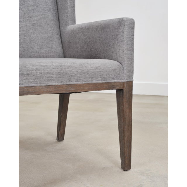 Set of Eight Bernhardt "Linea" Cerused Ash Dining Chairs For Sale - Image 15 of 18
