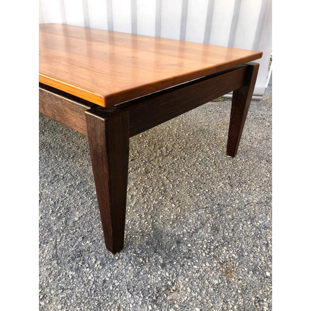 1960s Vintage Mid Century Modern Custom Crafted Coffee Table For Sale - Image 5 of 13