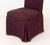 Contemporary Purple Upholstered Slipper Chair For Sale In New York - Image 6 of 9