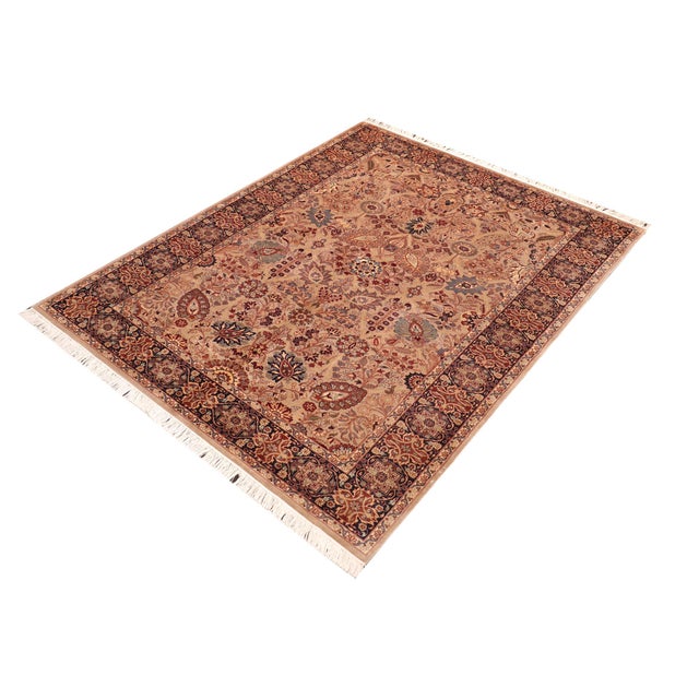 Designed with mesmerizing intricacy and gorgeous color palette, this hand-knotted masterpiece demonstrates the beauty and...