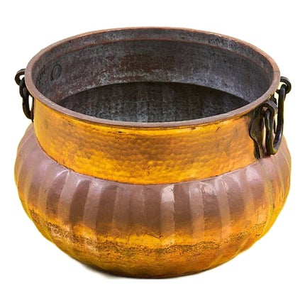 Large Copper Vase Holder For Sale