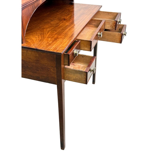 Wood Antique Georgian Mahogany Display Cabinet, 1790 For Sale - Image 7 of 18