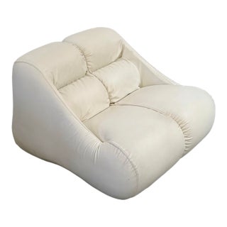 De Pas, d'Urbino & Lomazzi Ciuingam Leather Chair for BBB Bonacina For Sale