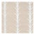Schumacher X Celerie Kemble Acanthus Stripe Sisal Wallpaper in Fog & Chalk For Sale