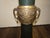 1960s Neoclassical Style Tole and Brass Table Lamp Asian Influence For Sale - Image 14 of 16