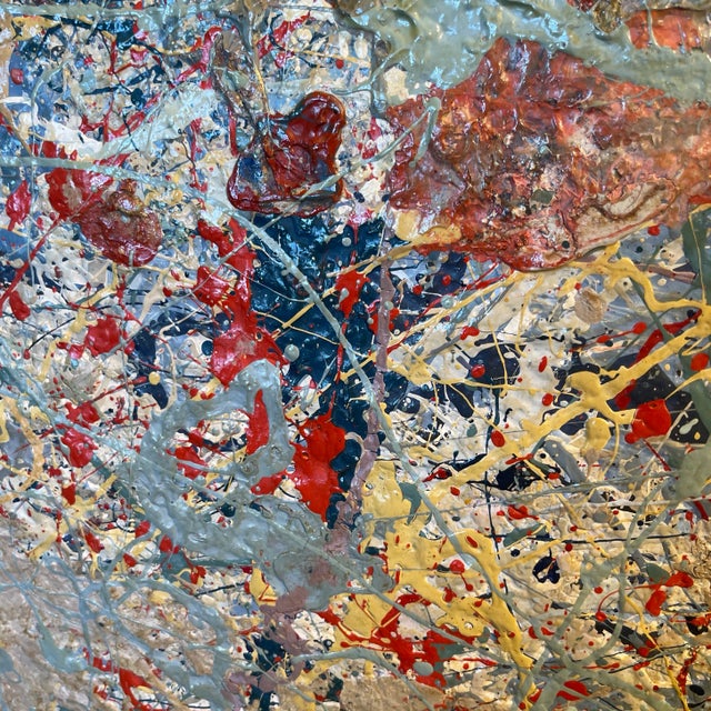 Abstract John Frates 2016 #7, Rhapsody in Red Painting For Sale - Image 3 of 5