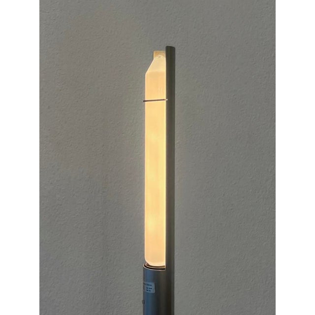 Silver Adjustable S1 Floor Lamp in Aluminum by Rico & Rosemarie Baltensweiler, Switzerland, 1970s For Sale - Image 8 of 13