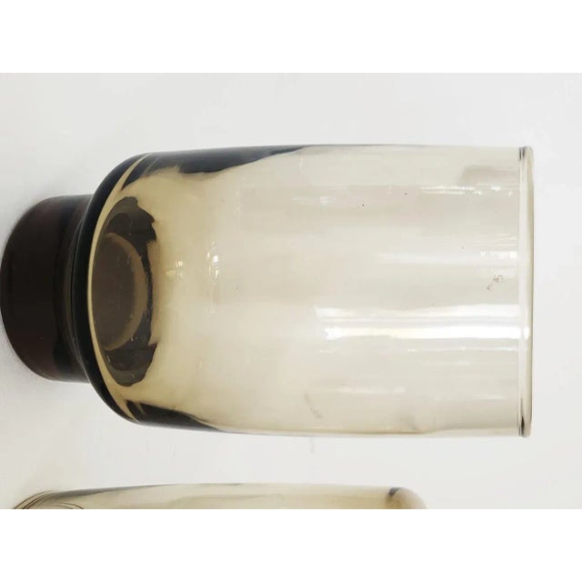 Mid-Century Modern 1970s Libbey Glass Tawny Accent Highball Tumblers, Set of 8 For Sale - Image 3 of 10