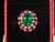 Late 20th Century Gia Certified 11.39Ct Zambian Emerald, Ruby & Diamond 18k Gold Cocktail Ring, Size 6 For Sale - Image 4 of 13