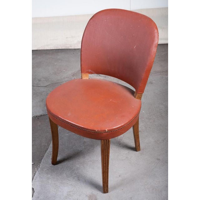 Wood Café Chairs attributed to Otto Schultz for AB Boet, 1930s, Set of 4 For Sale - Image 7 of 8