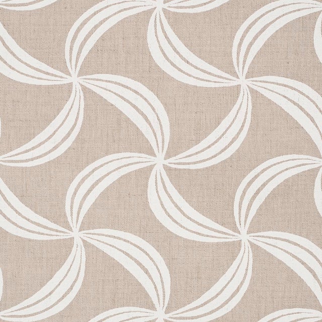 Traditional SAMPLE - Schumacher Ambrosia Fabric In Natural For Sale - Image 3 of 4