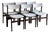 Rosewood Dining Chairs in Style of Erik Buch Mid-Century Modern Sculptural Seating Set of 6 Denmark 1960s For Sale