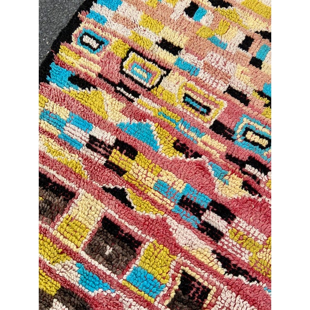 Moroccan Artist Vintage Moroccan Boujaad Rug - 5′11″ × 8′2″ For Sale - Image 4 of 7