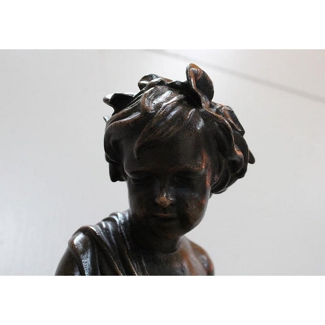 Cast Iron Bacchus Drinking from the Spring, 1900 For Sale - Image 3 of 18