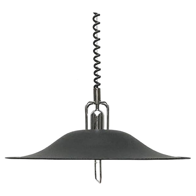 Vintage German Postmodern Metal Pendant Lamp from Cosack For Sale