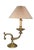 Mid 20th Century Classical Revival Brass Desk Lamp With Original Pleated Shade For Sale - Image 9 of 15