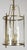 Metal Vintage Brass & Glass Hollow Ceiling Lamp, 1960s For Sale - Image 7 of 10