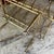 Vintage Brass Magazine Rack With Mid-Century Modern Design Wire Frame For Sale - Image 11 of 13