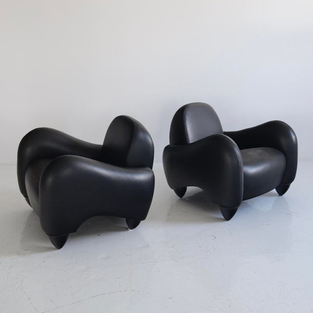 Postmodern Michael Wolk “Tucker” Chairs, a Pair For Sale - Image 3 of 5