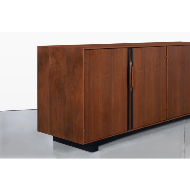 Glenn of California Glenn of California Walnut Credenza by John Kapel For Sale - Image 4 of 15